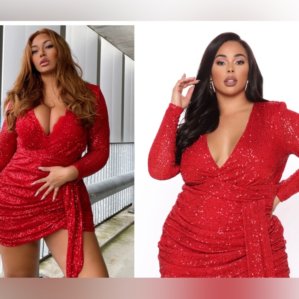 Sequin mini dress